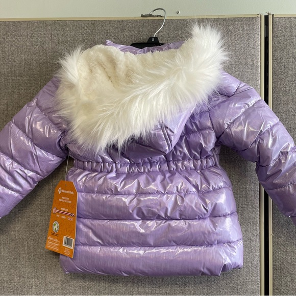 2t members mark iridescent purple puffer jacket - Picture 3 of 4